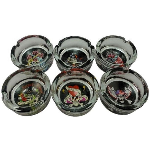 Glass ashtrays Bob Marley series Québecimport